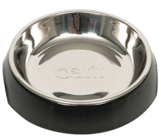 Catit Feeding Single Dish - Black - 200 ml (6.83 fl oz)